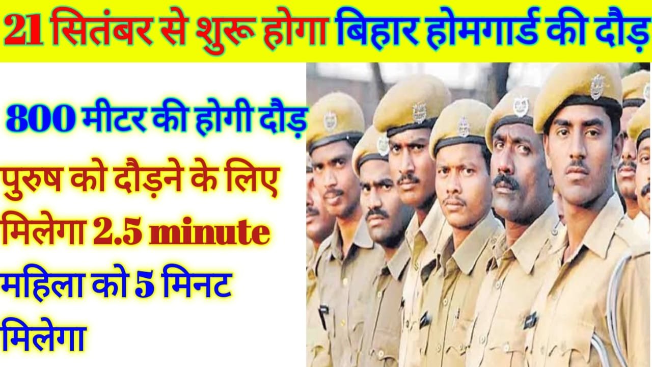 Bihar Home Guard Bharti Exam