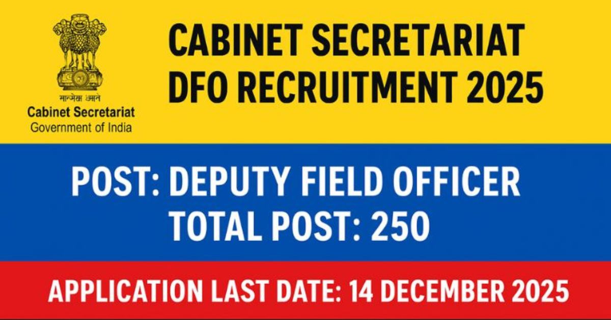 Cabinet Secretariat Recruitment 2025