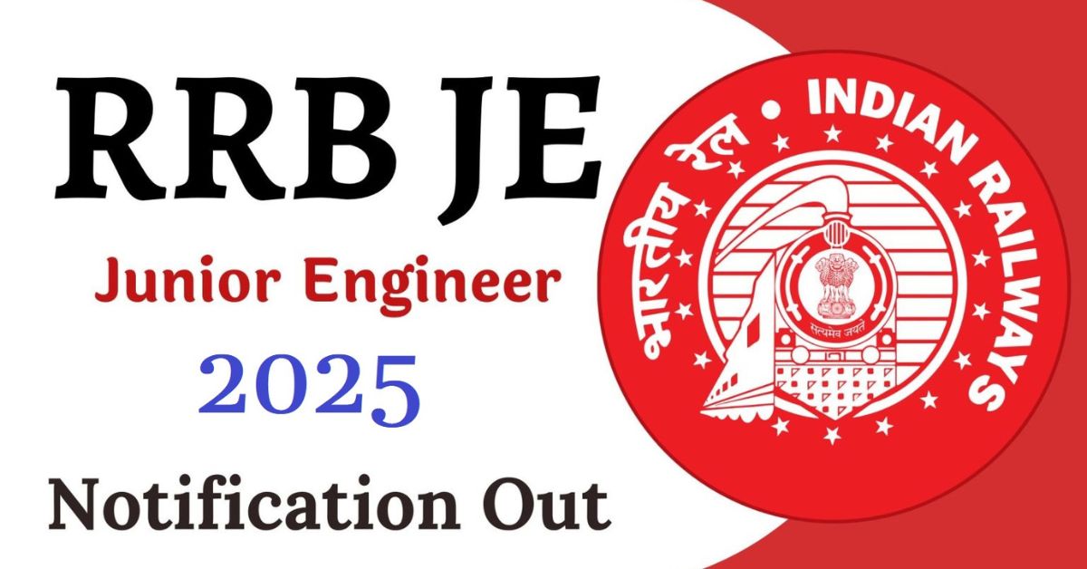 Railway RRB Junior Engineer JE Recruitment 2025